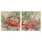 Stupell Industries Red Crab & Seaweed 2 pc Canvas Wall Art Set Design by June Erica Vess